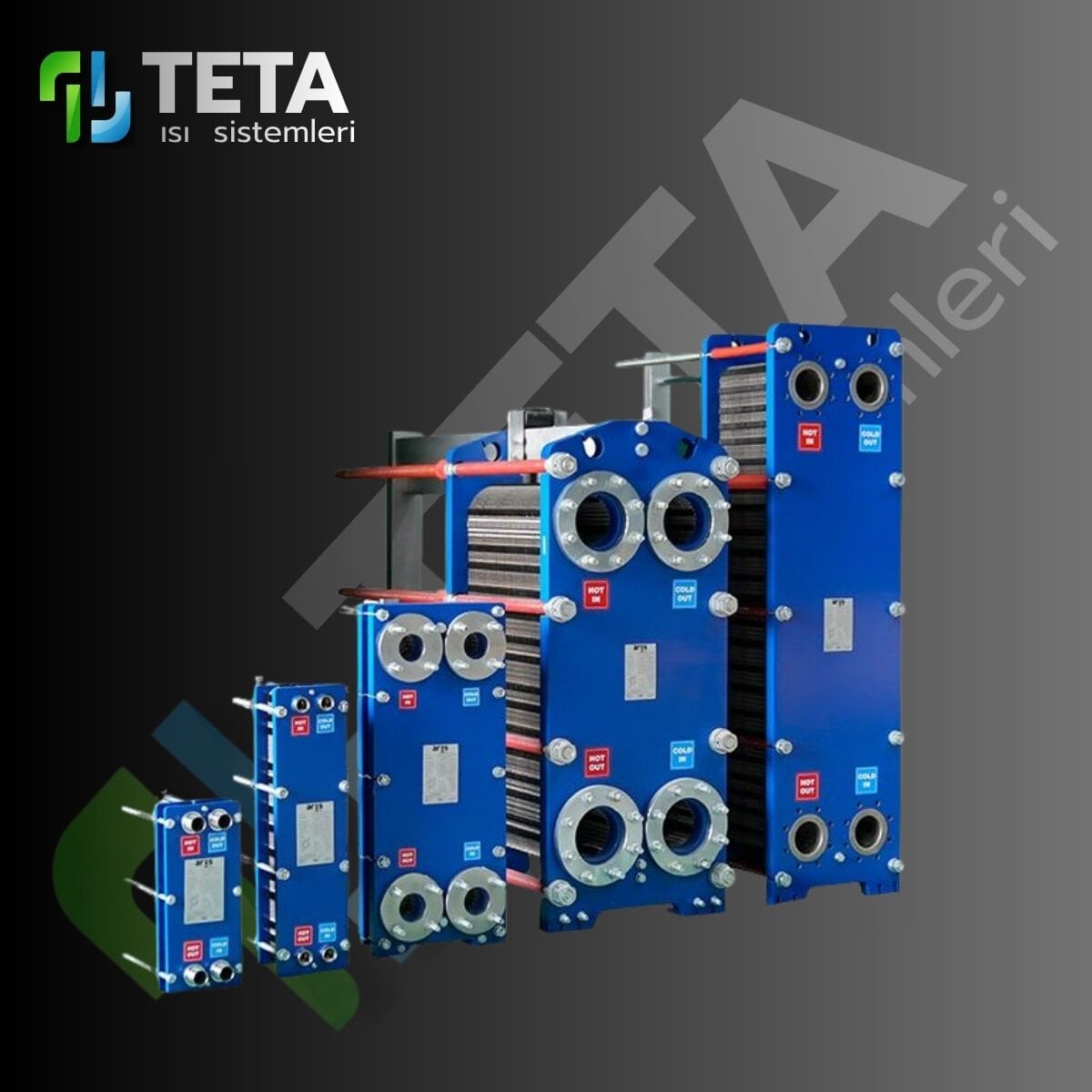 Eşanjör Lehimli Isı Plakalı ( 1 1/2'' - 1 1/2'' )