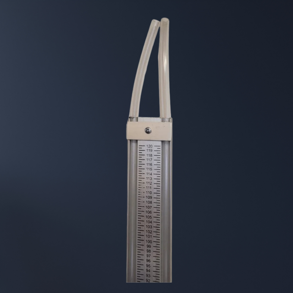 Doğalgaz Test Aleti Alüminyum U Manometre 120 mbar